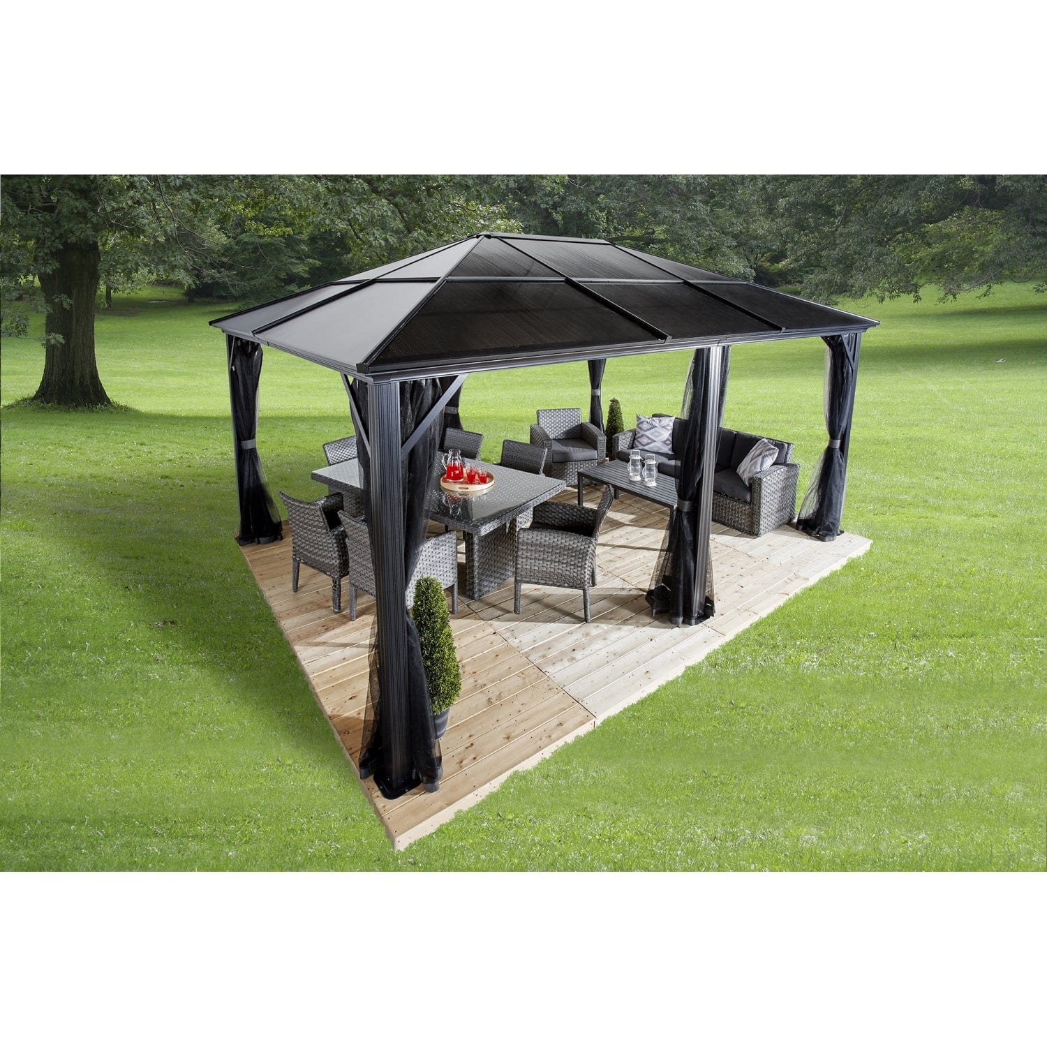 Sojag | Meridien 12 Ft. X 16 Ft. Gazebo – MyGreenhouseStore.com