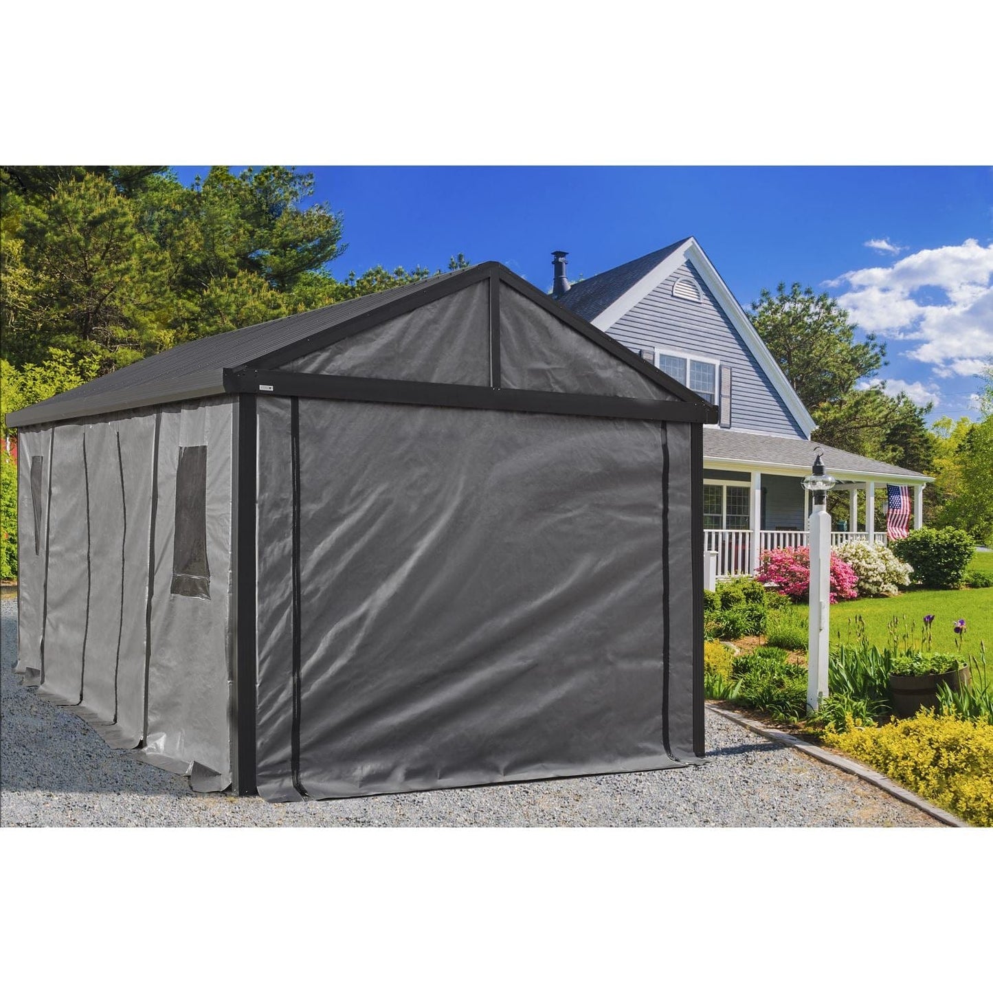 Sojag Carport Accessories Sojag | Samara Enclosure Kit 12x20x9 ft. 135-9165845