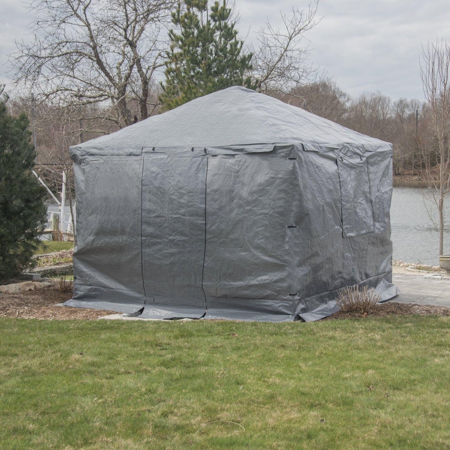 Sojag Gazebo Accessories Sojag | Universal Winter Gazebo Cover 10x10 ft 135-9166361