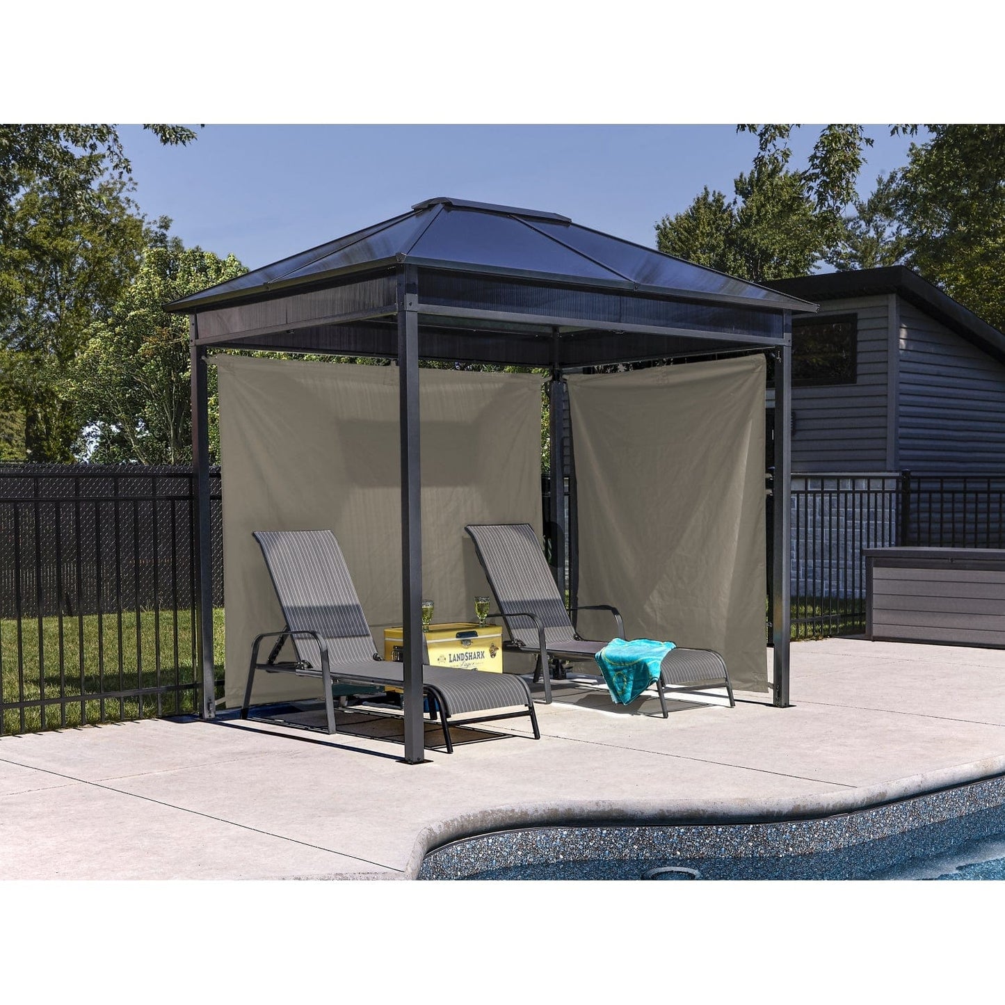 SOJAG Gazebo Sojag | Danxia Cream 7 ft. x 9 ft. Gazebo 309-9168075