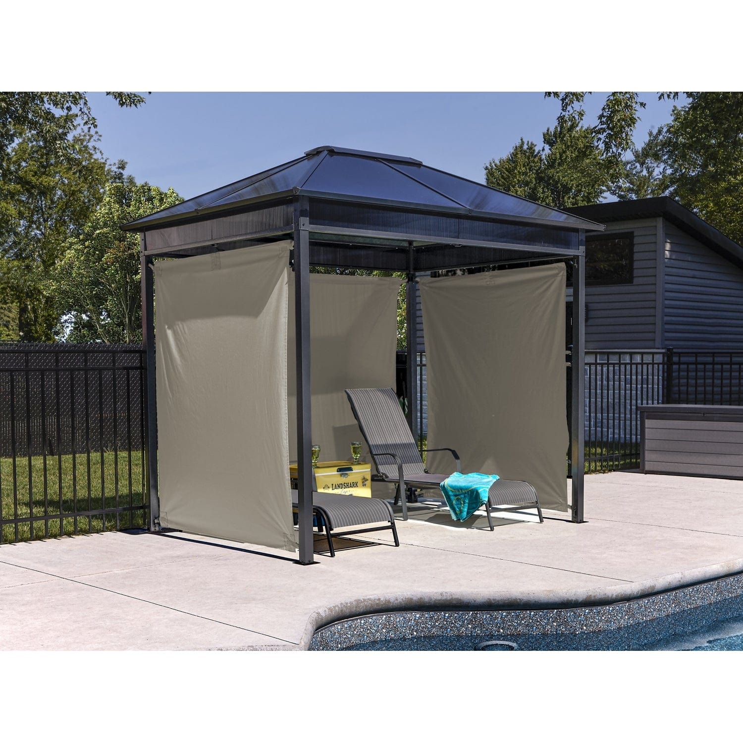 SOJAG Gazebo Sojag | Danxia Cream 7 ft. x 9 ft. Gazebo 309-9168075