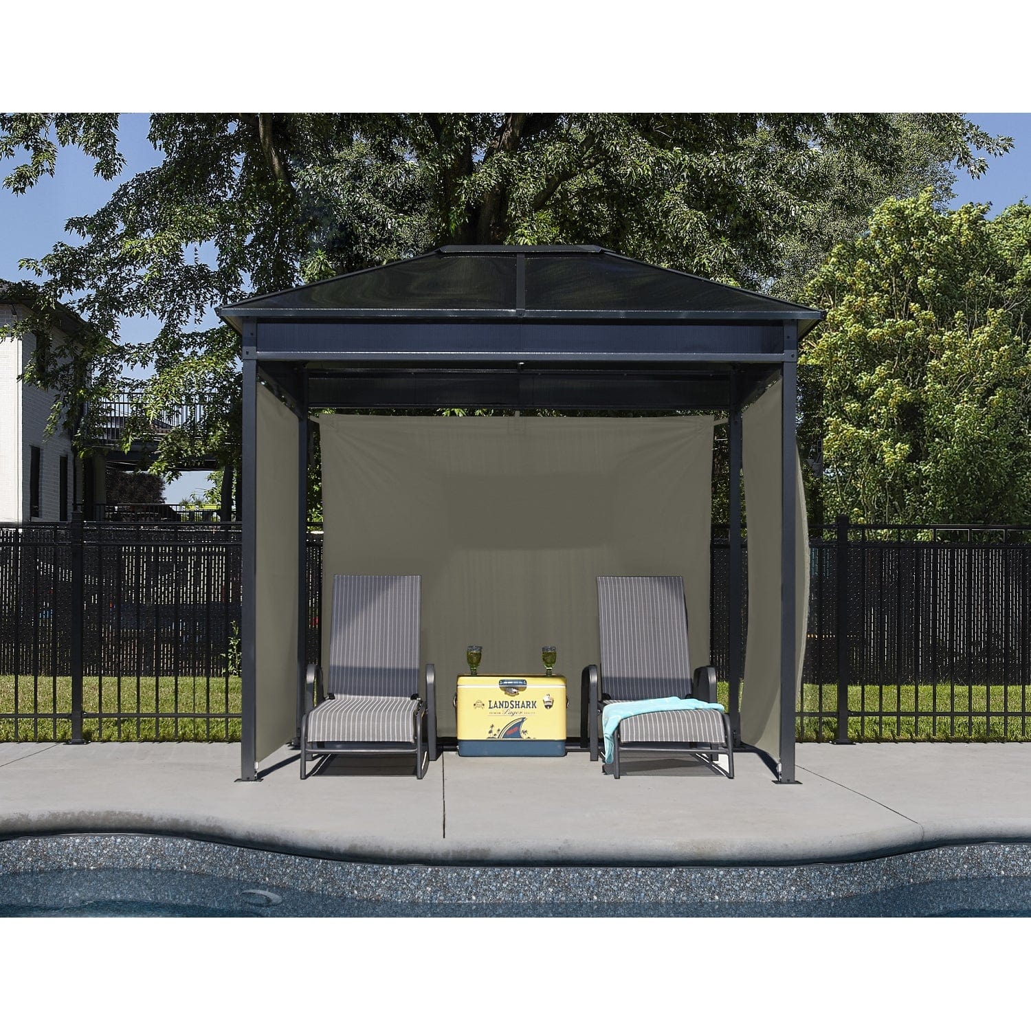 SOJAG Gazebo Sojag | Danxia Cream 7 ft. x 9 ft. Gazebo 309-9168075