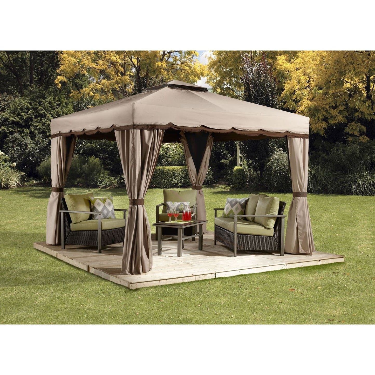 Sojag Gazebo Sojag | Roma 10x10 Gazebo - Grey Black 500-9161243