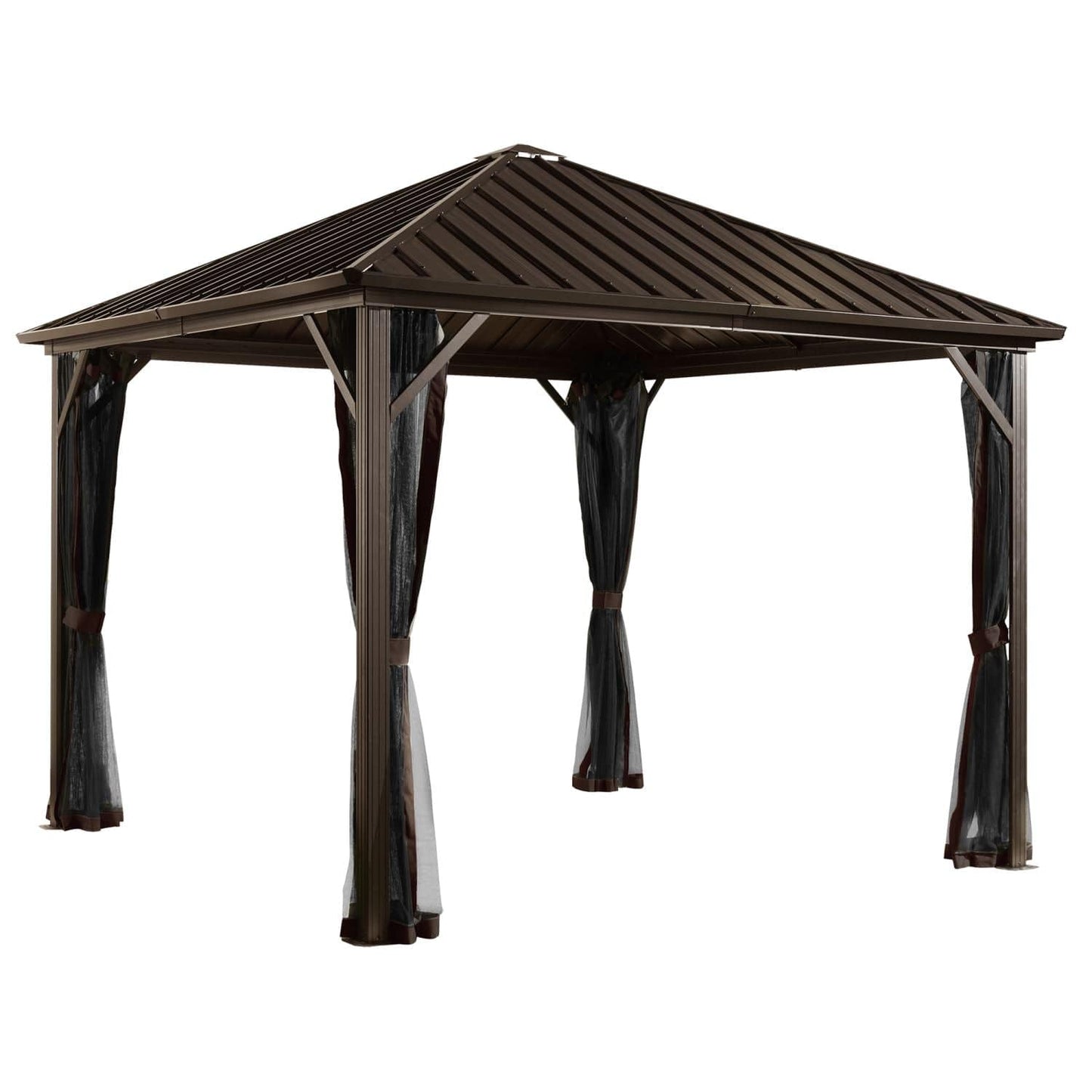 Sojag Dakota Hardtop Gazebo 10' x 12' - mygreenhousestore.com