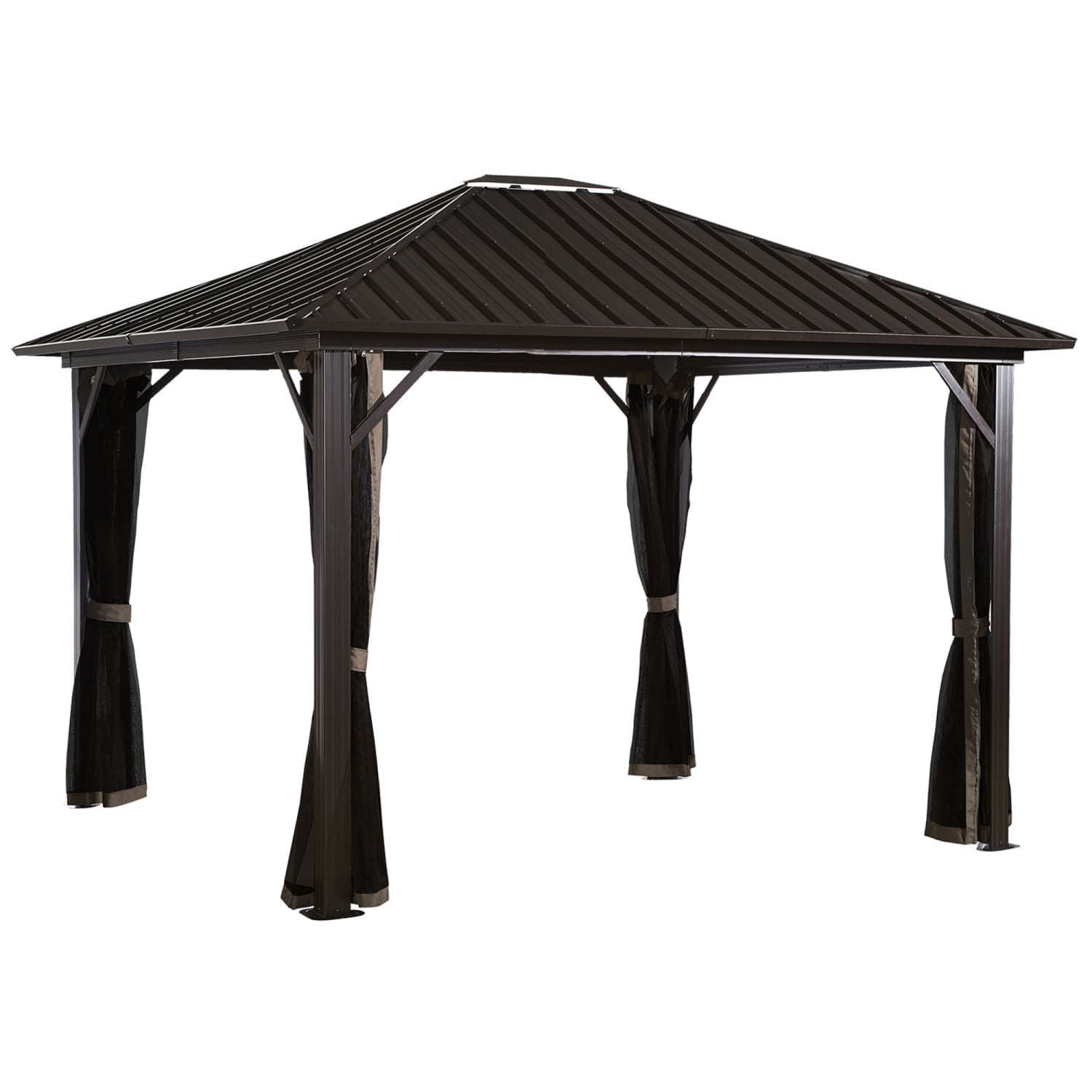 Sojag Genova Hardtop Gazebo 12' x 12' - mygreenhousestore.com