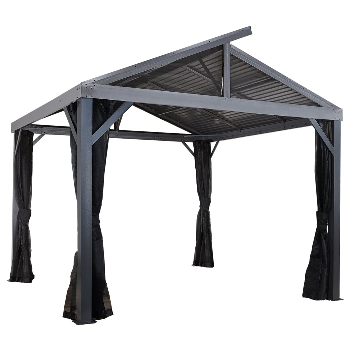 Sojag South Beach II Hardtop Gazebo 12' x 12' - mygreenhousestore.com