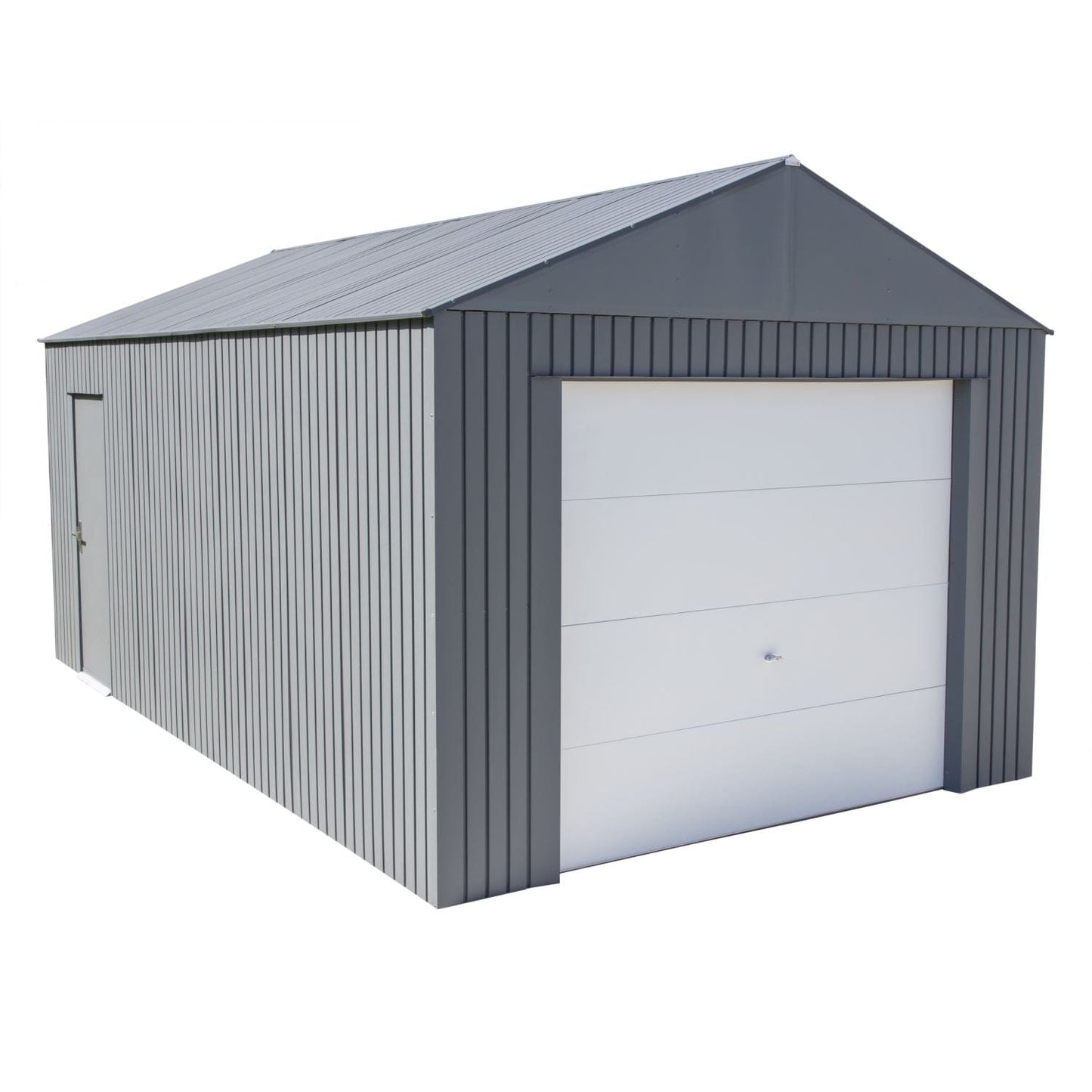 SOJAG METAL GARAGE KIT Sojag | Everest Garage 12 x 20 ft. in Charcoal GRC1220