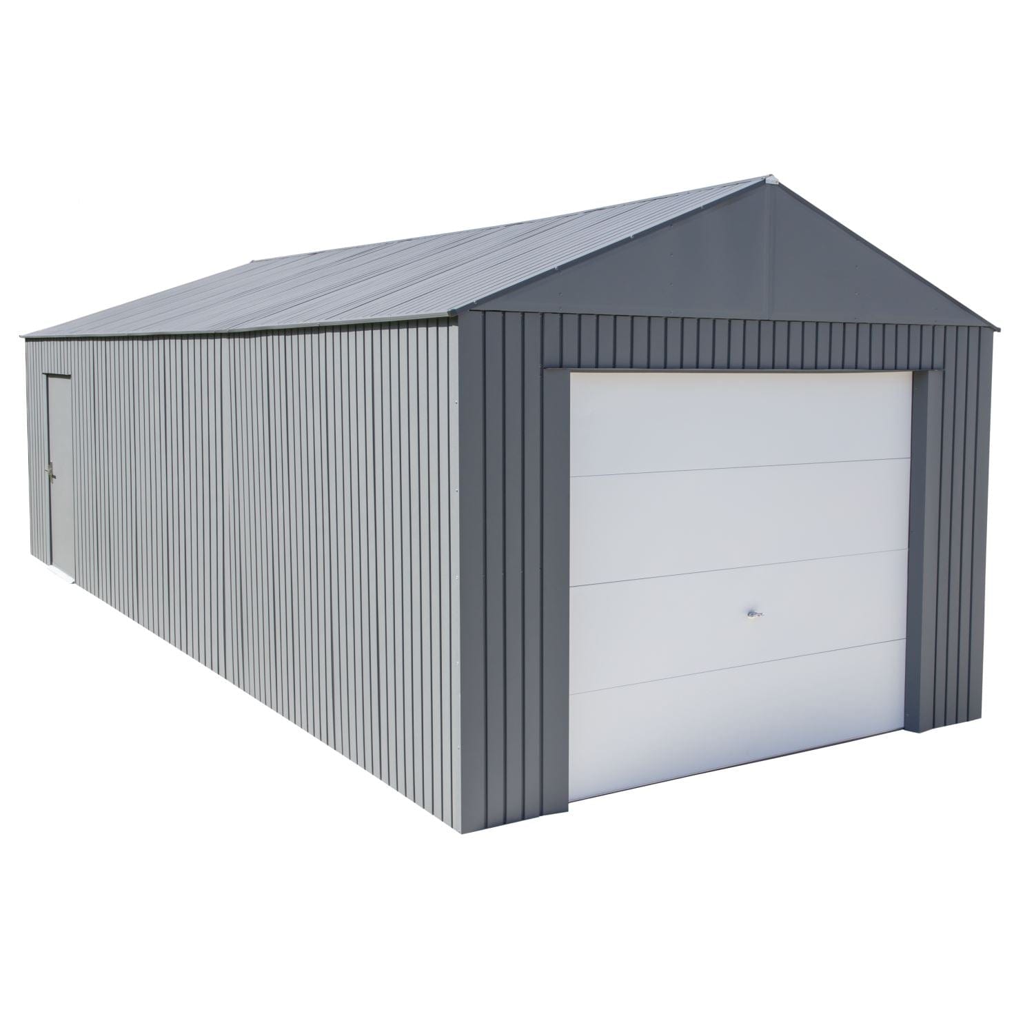 SOJAG METAL GARAGE KIT Sojag | Everest Garage 12 x 30 ft. in Charcoal GRC1230