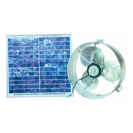 Solexx Solar Exhaust Fan with Louver Kit - mygreenhousestore.com