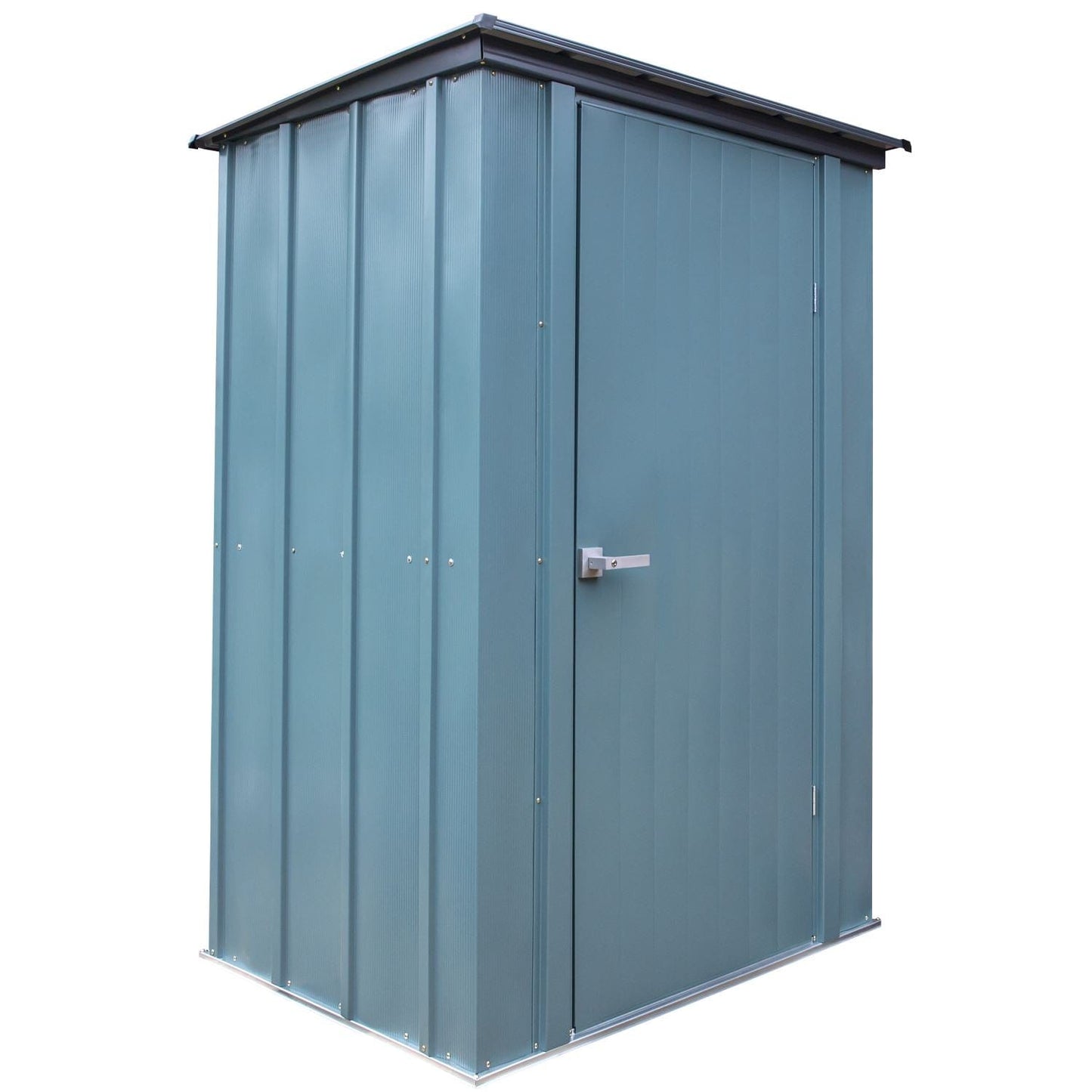 Spacemaker Metal Storage Shed Kit Spacemaker | Patio Shed, 4' x 3' Juniper Berry CY43JB22