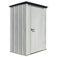 Spacemaker Patio Shed, 4' x 3' - Flute Grey and Anthracite - mygreenhousestore.com