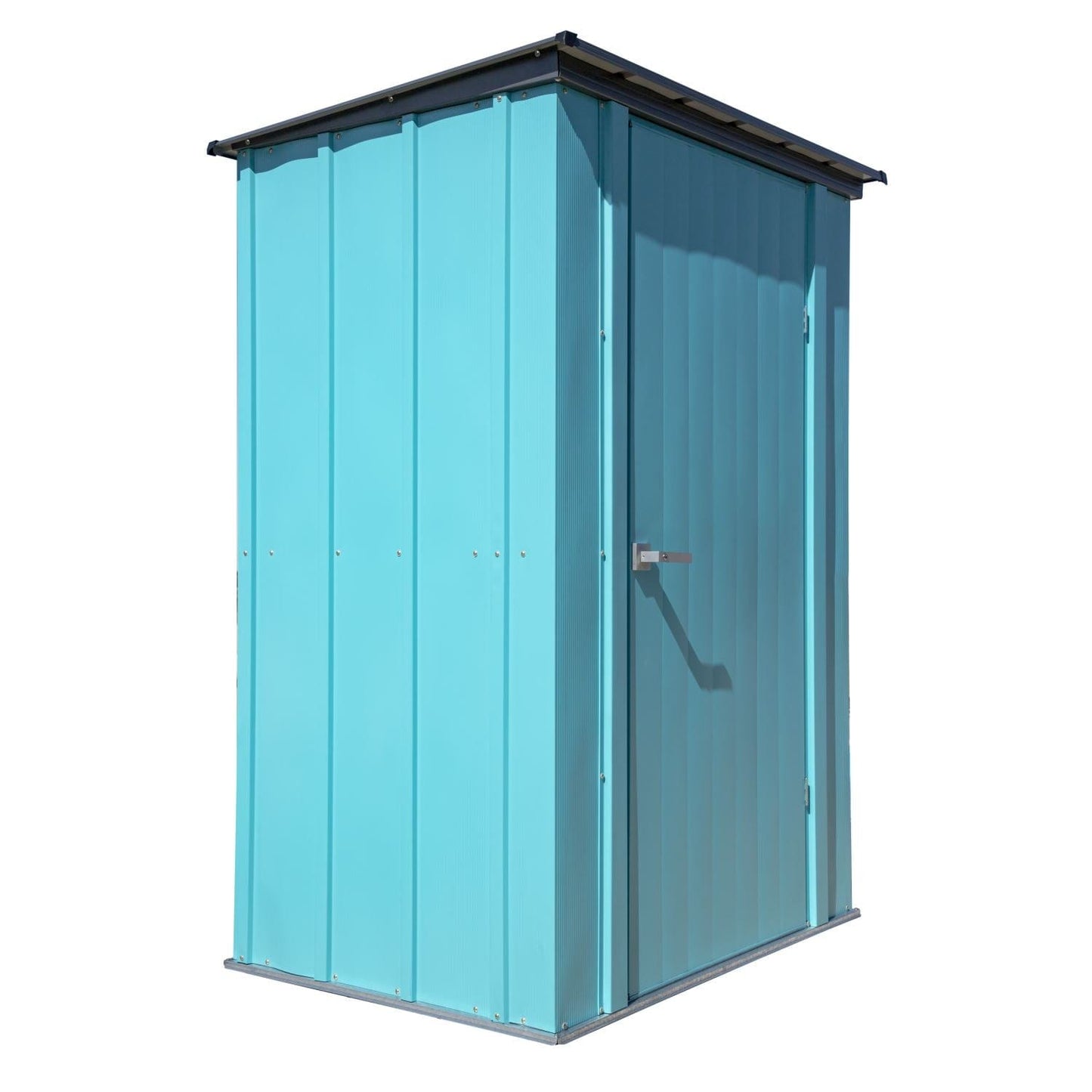 Spacemaker Patio Shed, 4' x 3' - Teal and Anthracite - mygreenhousestore.com