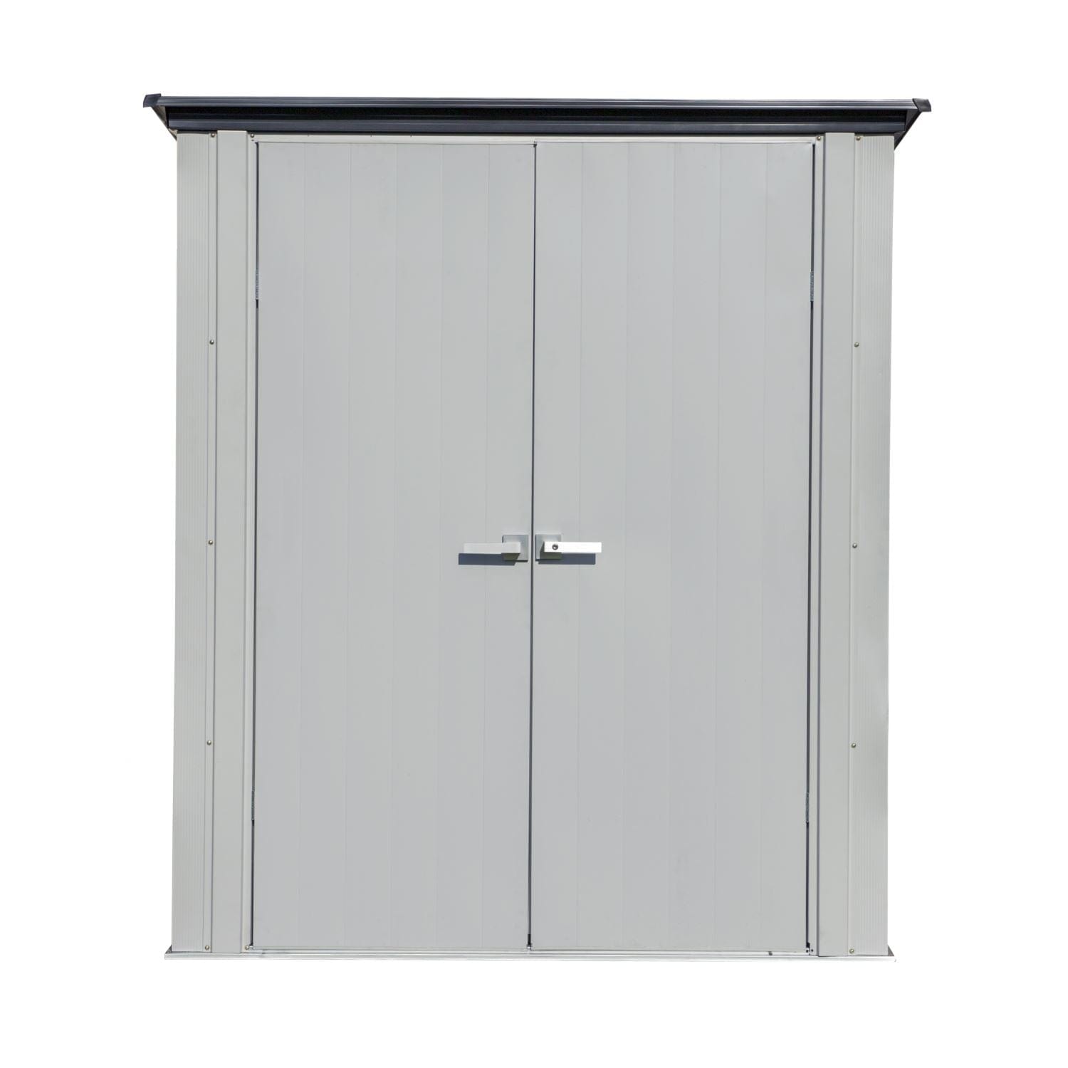 Spacemaker Patio Shed 5' x 3' - Flute Grey and Anthracite - mygreenhousestore.com
