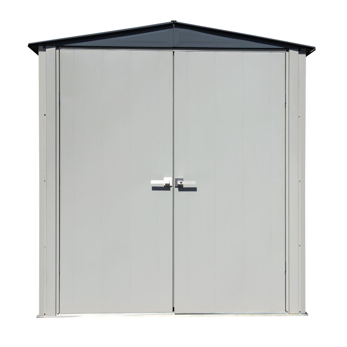 Spacemaker Patio Shed 6' x 3' - Flute Grey and Anthracite - mygreenhousestore.com