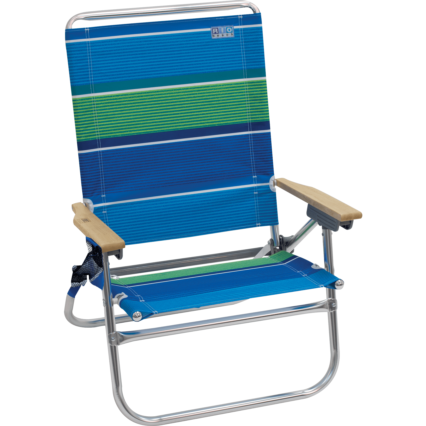 The Fulfiller Beach Chair RIO Beach | 4-Position Easy In-Easy Out Beach Chair - Stripe SC602-1905-1