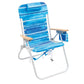 The Fulfiller Beach Chair RIO Gear | 4-Position Hi-Boy Backpack Beach Chair - Stripe SC650-1907-1