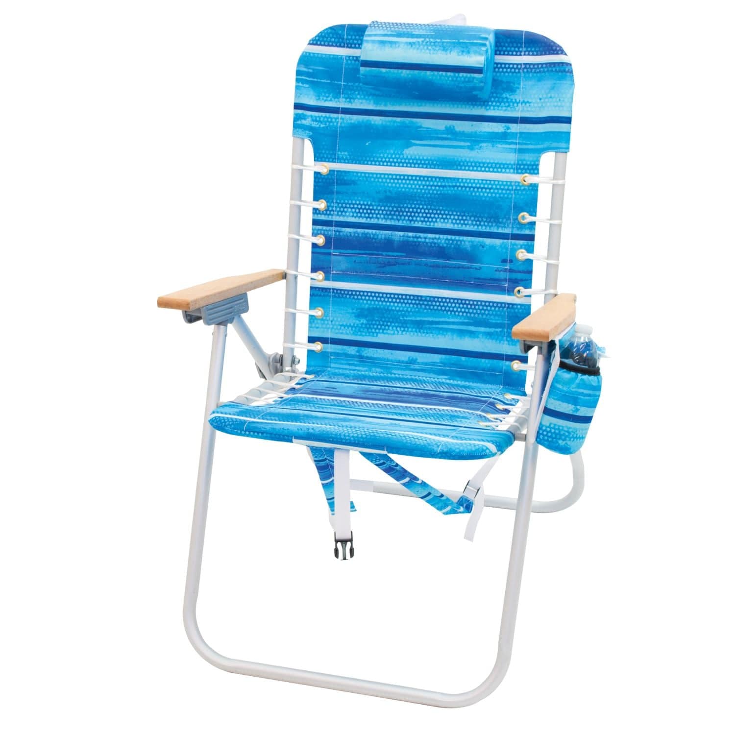 The Fulfiller Beach Chair RIO Gear | 4-Position Hi-Boy Backpack Beach Chair - Stripe SC650-1907-1