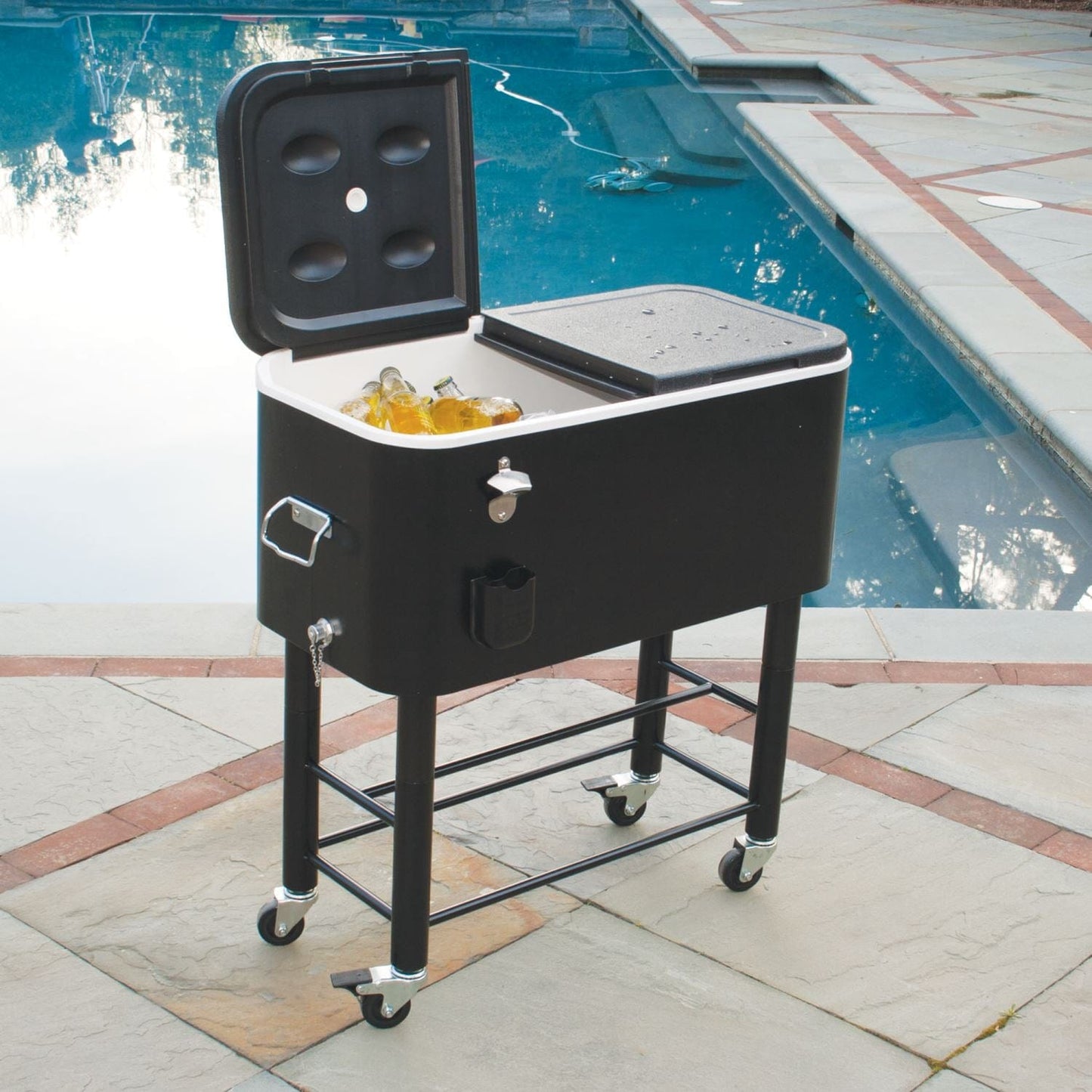 The Fulfiller Cooler RIO Gear | Entertainer Rolling Party Cooler 77 Qt. RC100-55-1