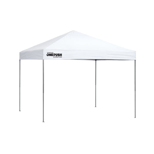 Quik Shade Expedition EX100 One Push 10' x 10' Straight Leg Canopy - White - mygreenhousestore.com