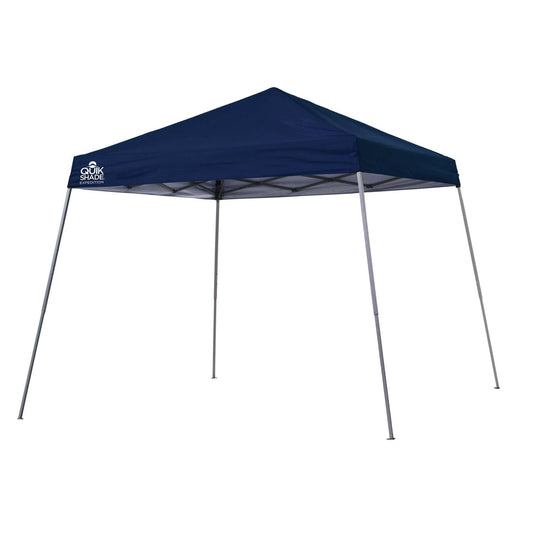 Quik Shade Expedition EX81 12' x 12' Slant Leg Canopy - Midnight Blue - mygreenhousestore.com