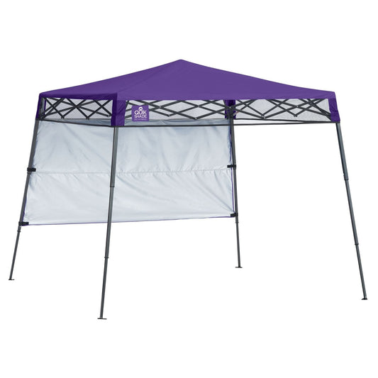 The Fulfiller Pop Up Canopies Quik Shade | Go Hybrid 6' x 6' Slant Leg Canopy - Purple 167521DS