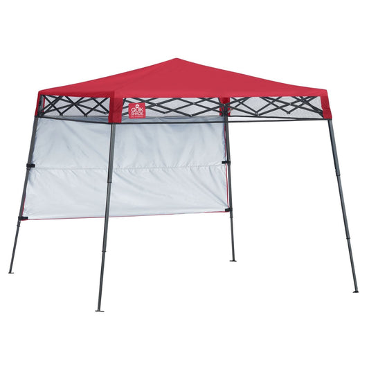 The Fulfiller Pop Up Canopies Quik Shade | Go Hybrid 6' x 6' Slant Leg Canopy - Red 167519DS