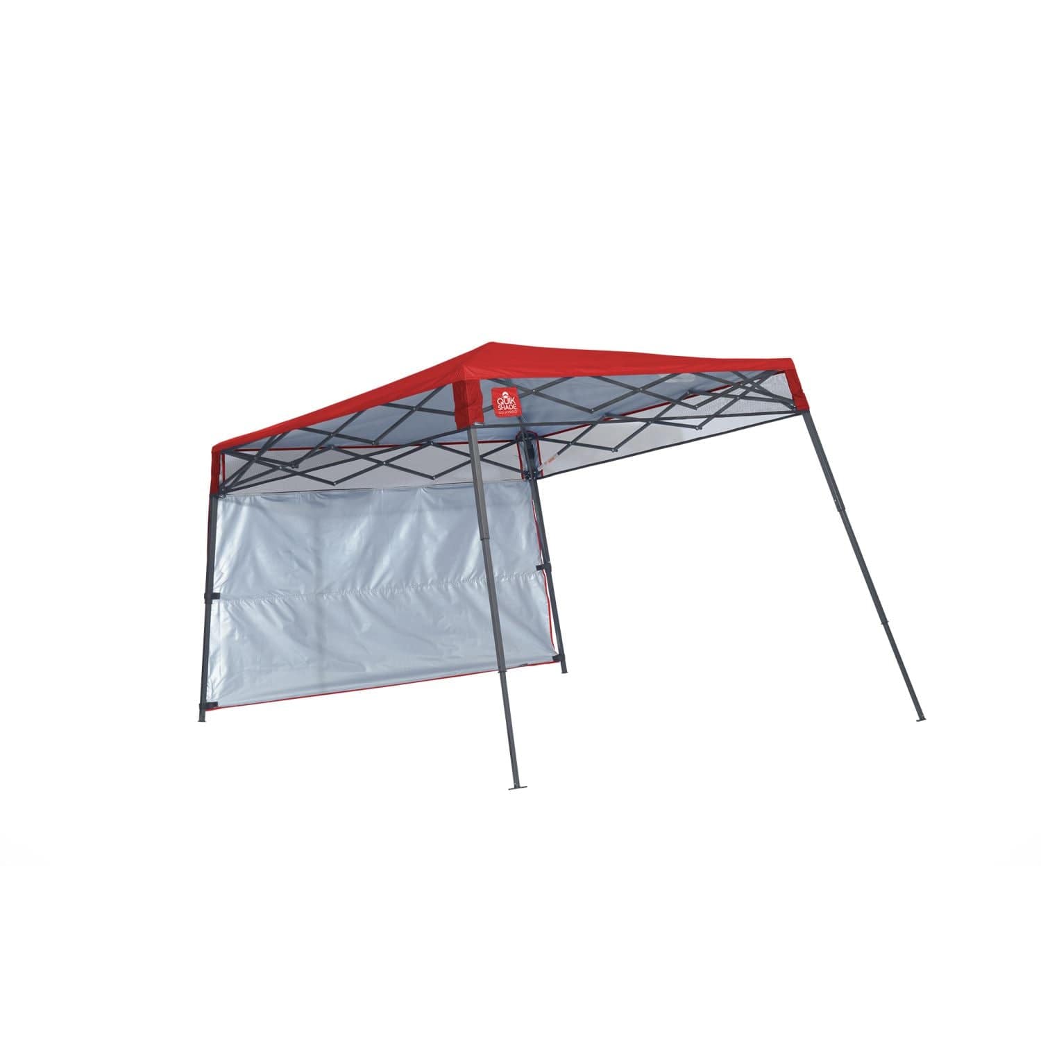 The Fulfiller Pop Up Canopies Quik Shade | Go Hybrid 6' x 6' Slant Leg Canopy - Red 167519DS