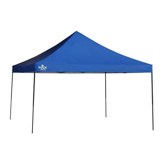 The Fulfiller Pop Up Canopies Quik Shade | Shade Tech ST144 12' x 12' Straight Leg Canopy - Blue 167504DS