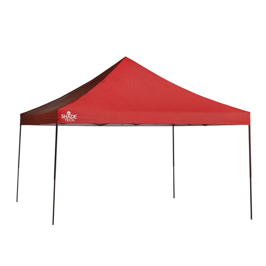 The Fulfiller Pop Up Canopies Quik Shade | Shade Tech ST144 12' x 12' Straight Leg Canopy - Red 160793DS