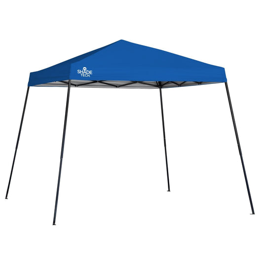 The Fulfiller Pop Up Canopies Quik Shade | Shade Tech ST56 10' X 10' Slant Leg Canopy - Blue 157392DS