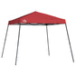 The Fulfiller Pop Up Canopies Quik Shade | Shade Tech ST56 10' X 10' Slant Leg Canopy - Red 157393DS