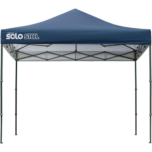 The Fulfiller Pop Up Canopies Quik Shade | Solo Steel 100 10' x 10' Straight Leg Canopy - Midnight Blue 167526DS