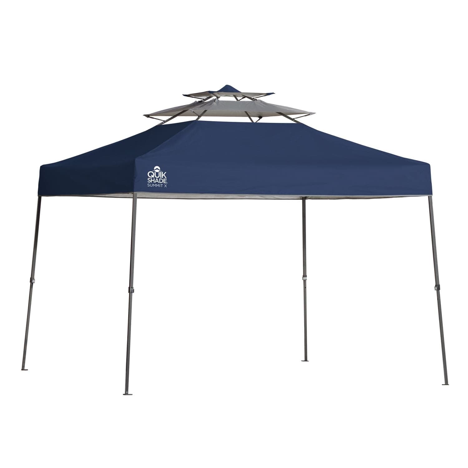 The Fulfiller Pop Up Canopies Quik Shade | Summit SX100 10' X 10' Straight Leg Canopy - Blue 167518DS
