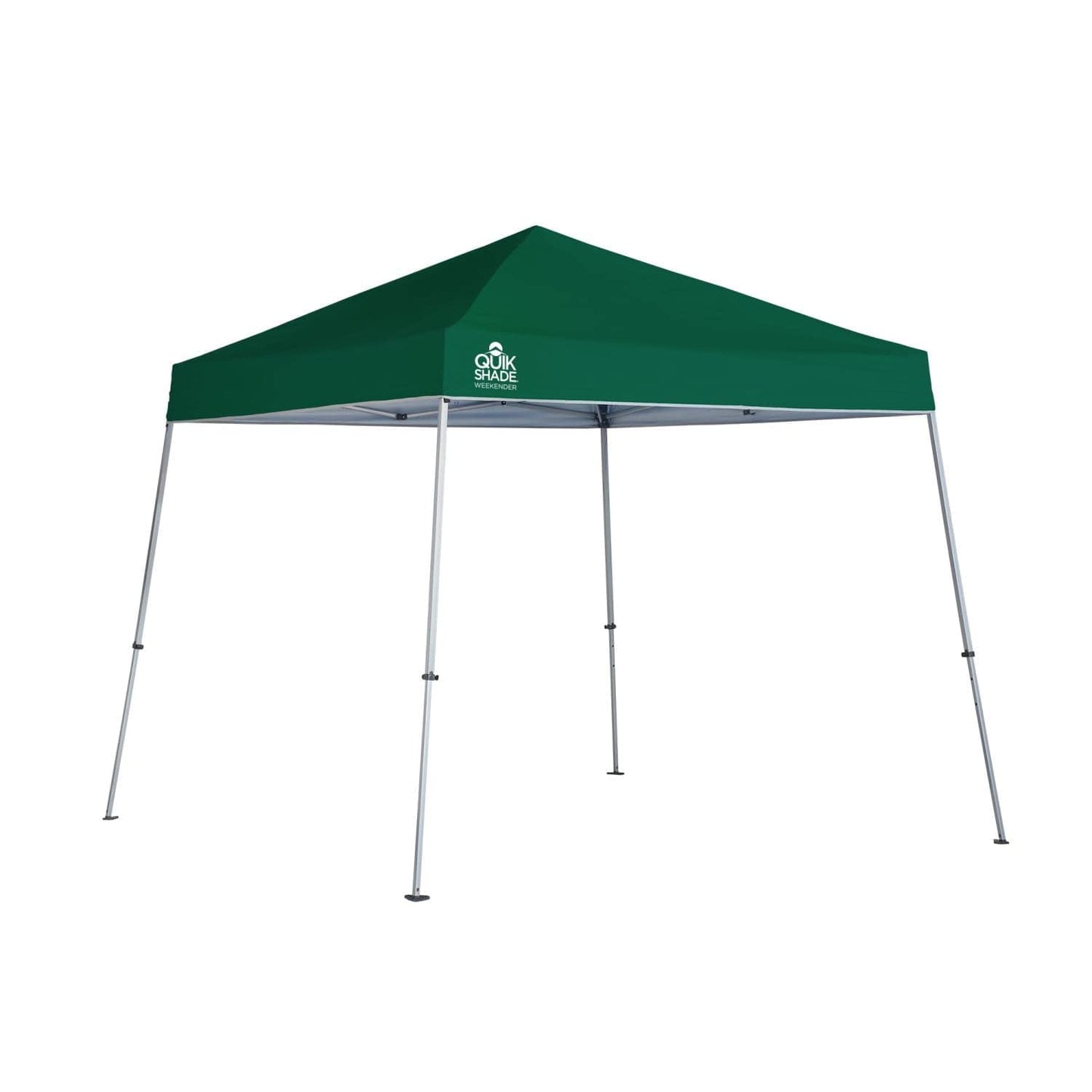 The Fulfiller Pop Up Canopies Quik Shade | Weekender Elite Weekender Elite WE64 10' x 10' Slant Leg Canopy - Green 157374DS