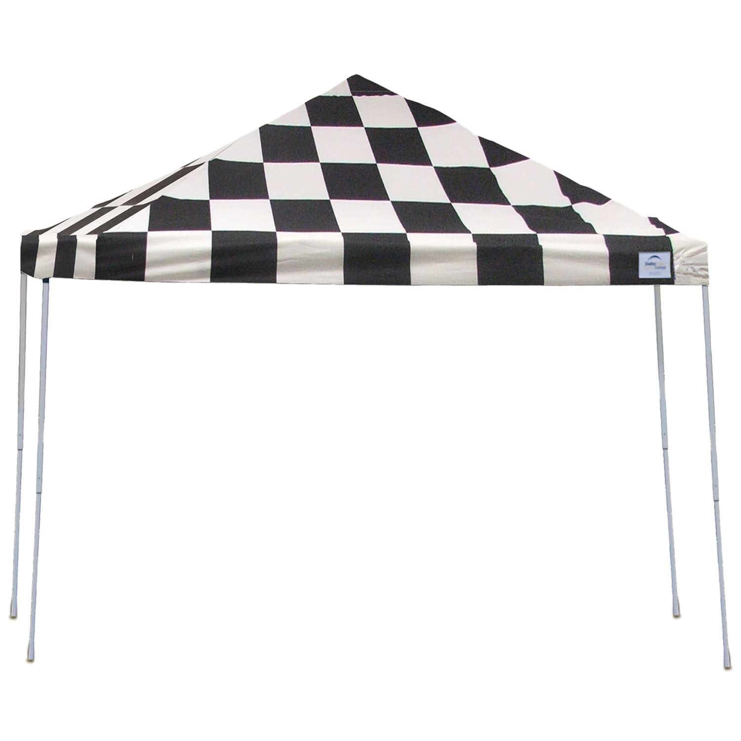 The Fulfiller Pop-Up Canopies ShelterLogic | Pop-Up Canopy HD - Straight Leg 12 x 12 ft. Checkered Flag 22543
