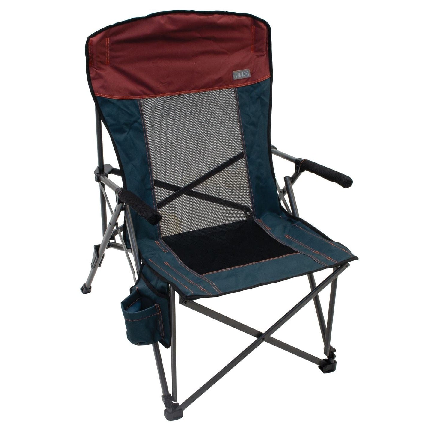 The Fulfiller Portable Chair RIO | Hard Arm Quad Chair - Gray/Black GRQC01-436-1