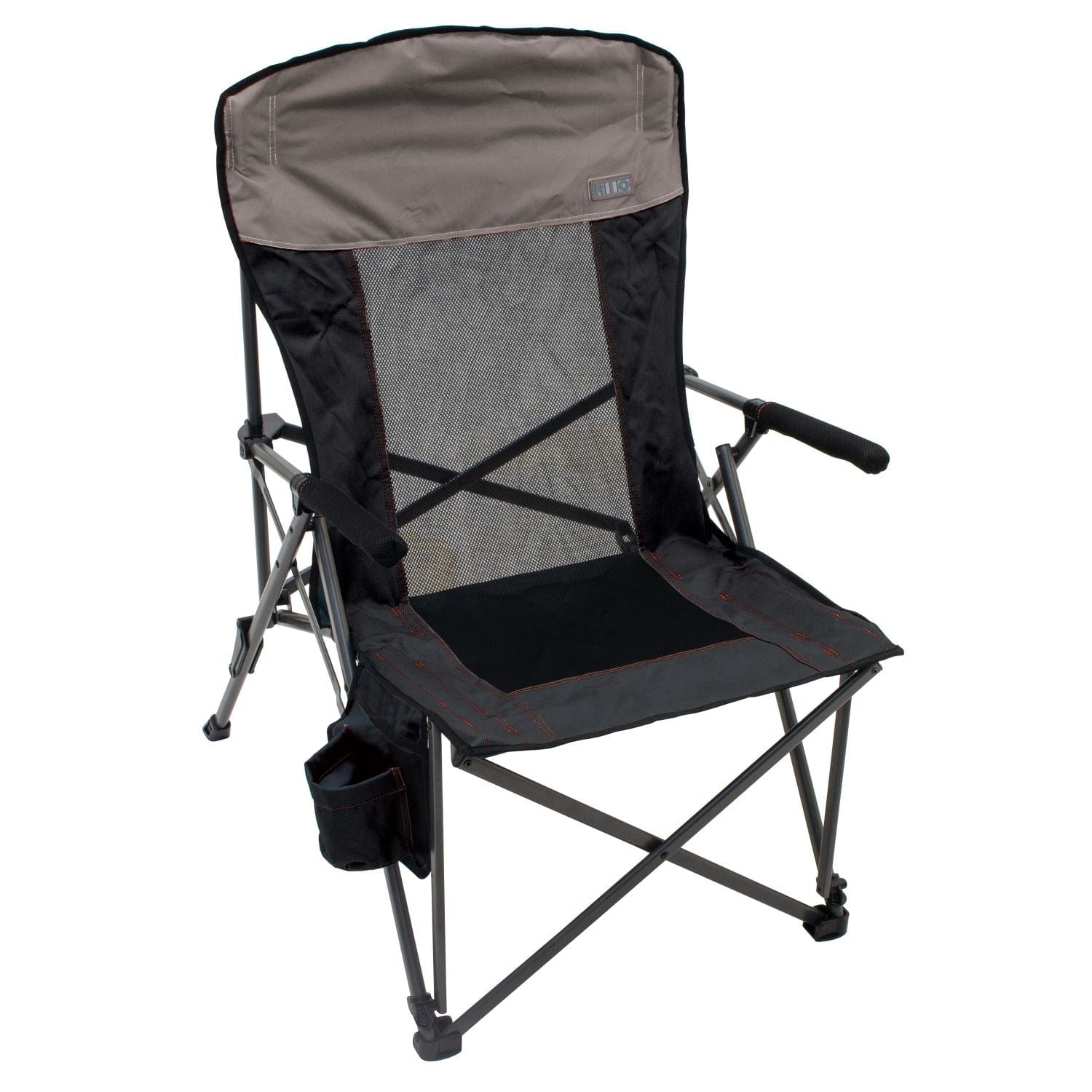 The Fulfiller Portable Chair RIO | Hard Arm Quad Chair - Gray GRQC01-431-1