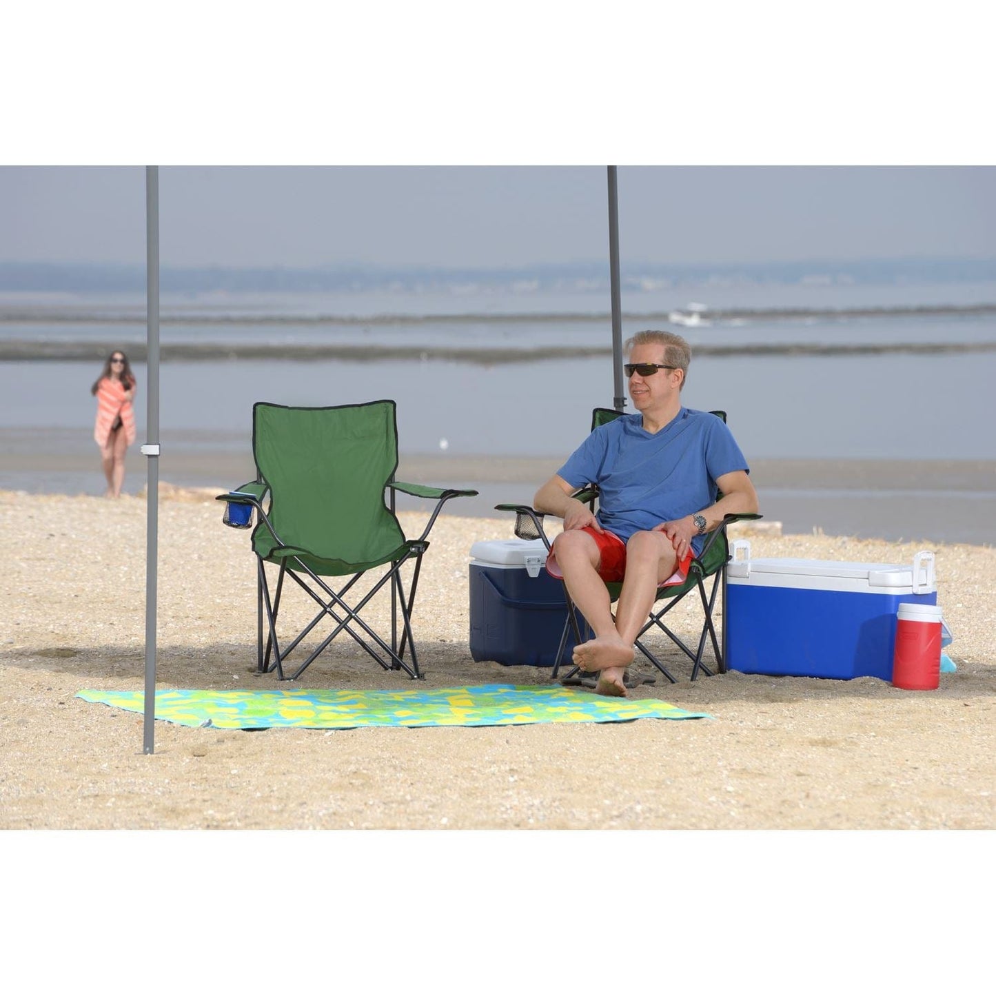 The Fulfiller Portable Chairs Quik Chair | Folding Chair - Green 146109DS