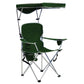 The Fulfiller Portable Chairs Quik Chair | Full Size Shade Folding Chair - Forest Green 160047DS