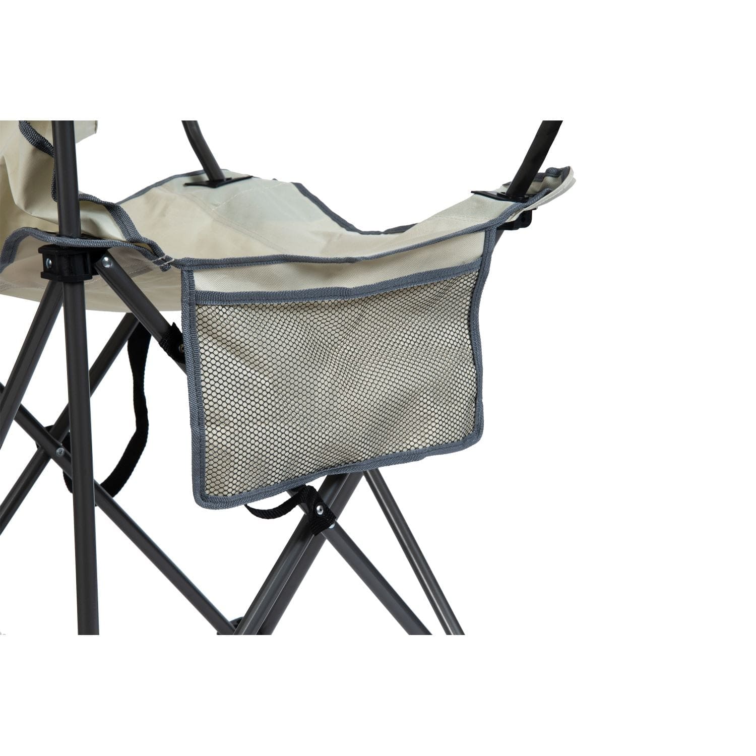 The Fulfiller Portable Chairs Quik Shade | Max Shade Folding Chair - Khaki/Gray 167610DS